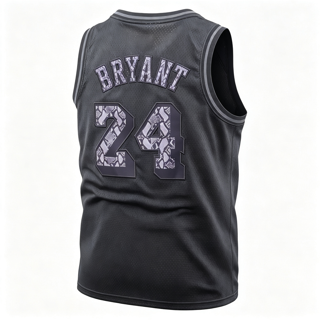 Jordan Brand Los Angeles Lakers Kobe Bryant #24 Statement Edition Swingman Jersey – Black Snake Print