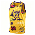 Mitchell & Ness Los Angeles Lakers Kobe Bryant #24 Graffiti Style Jersey – Yellow