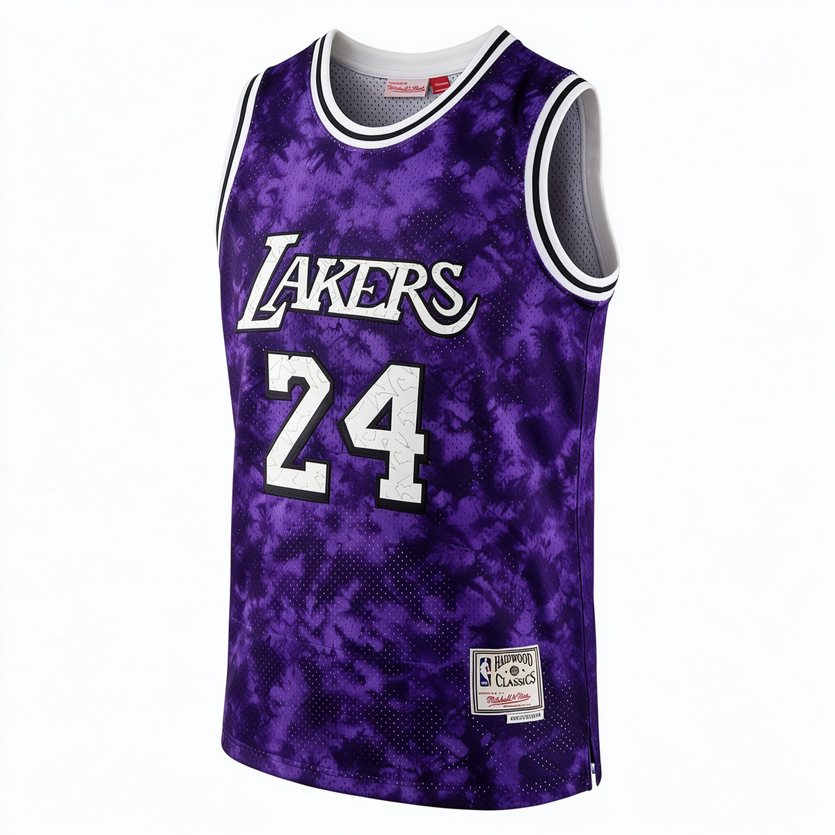 Mitchell & Ness Los Angeles Lakers Kobe Bryant #24 Hardwood Classics Jersey – Galaxy Tie Dye