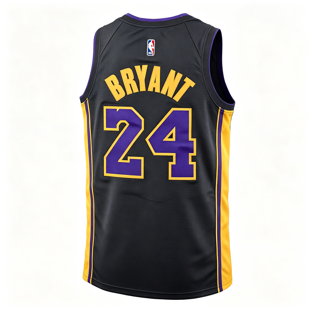 Nike Los Angeles Lakers Kobe Bryant #24 Mamba Memorial Swingman Jersey – Black