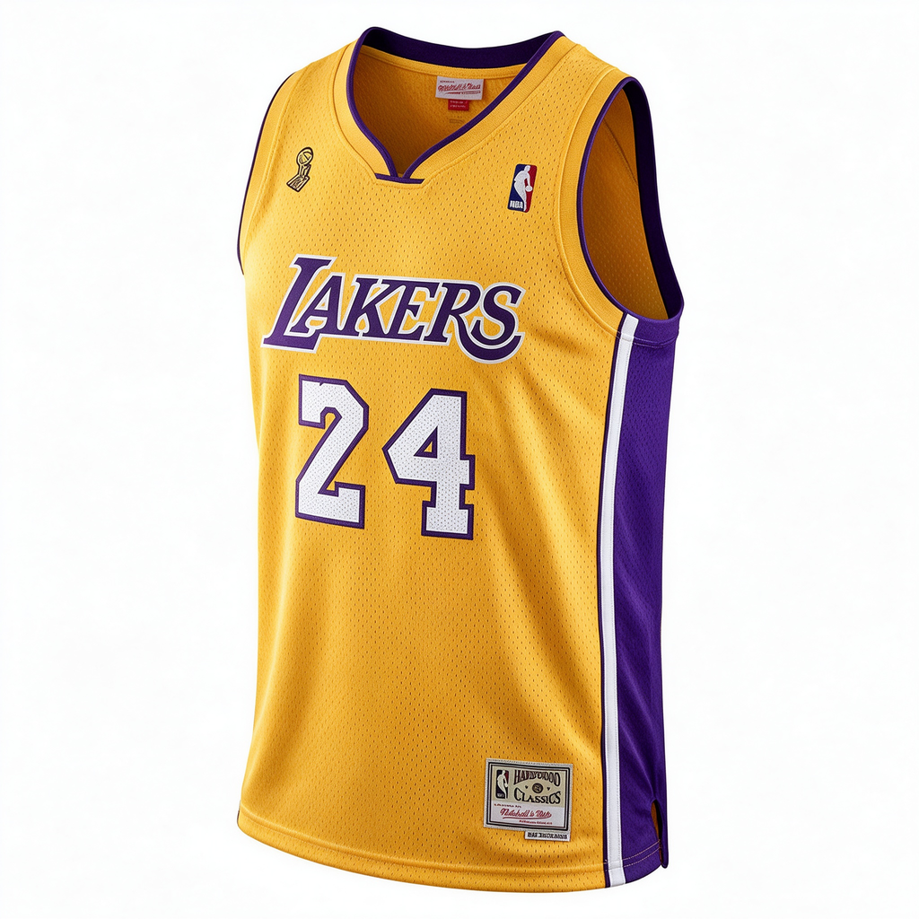 Mitchell & Ness Los Angeles Lakers Kobe Bryant #24 Hardwood Classics Swingman Jersey – Gold