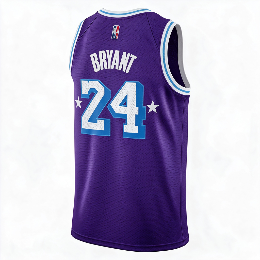 Nike Los Angeles Lakers Kobe Bryant #24 City Edition Swingman Jersey – Purple