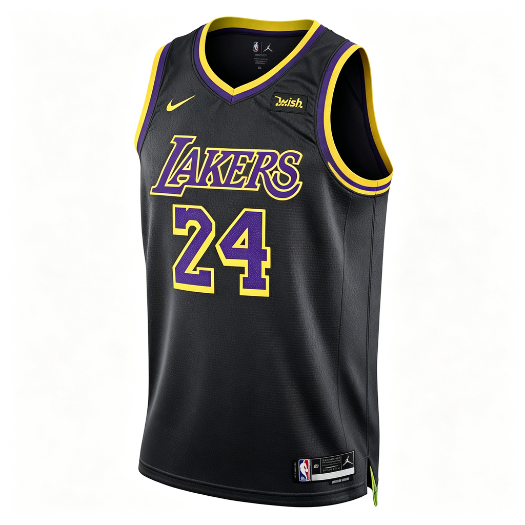 Nike Los Angeles Lakers Kobe Bryant #24 Statement Edition Swingman Jersey – Black