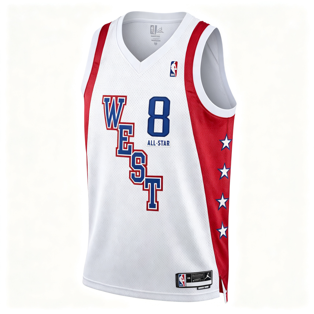 Jordan Brand Kobe Bryant #8 NBA All-Star Game West Swingman Jersey – White
