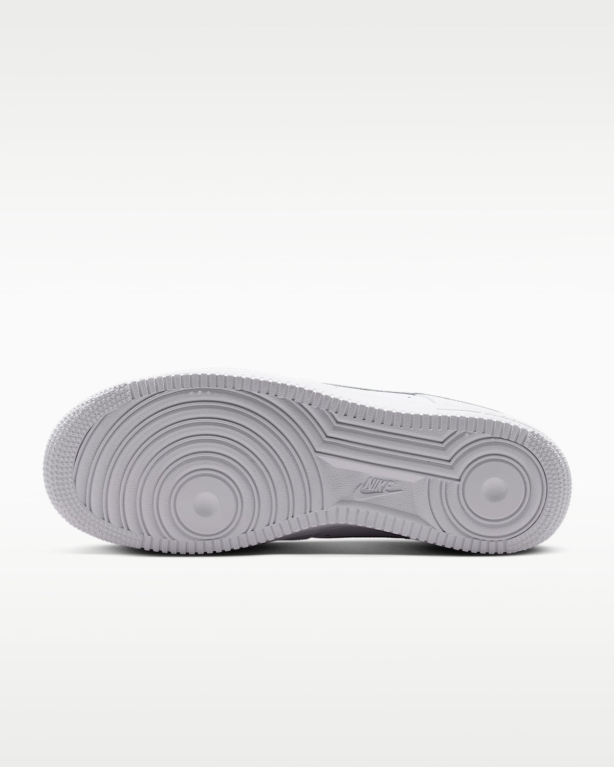 Nike Air Force 1 '07 White Silver Swoosh Sneakers
