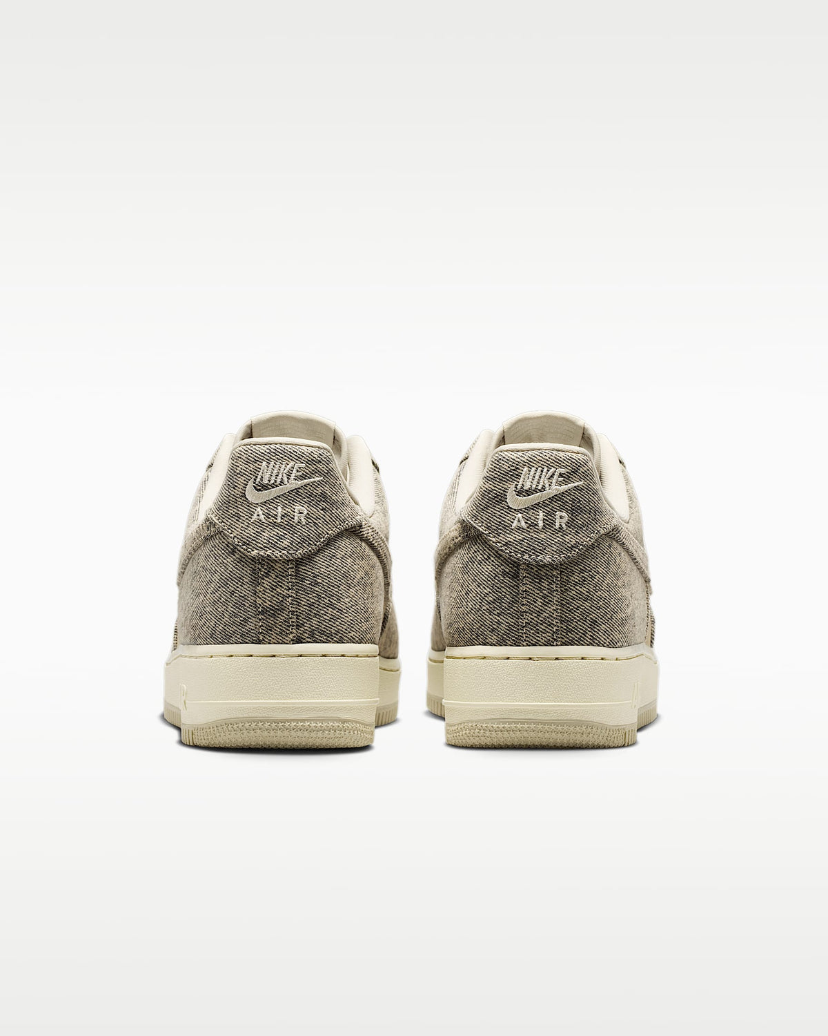 Nike Air Force 1 '07 Rattan Beige Denim Sneakers