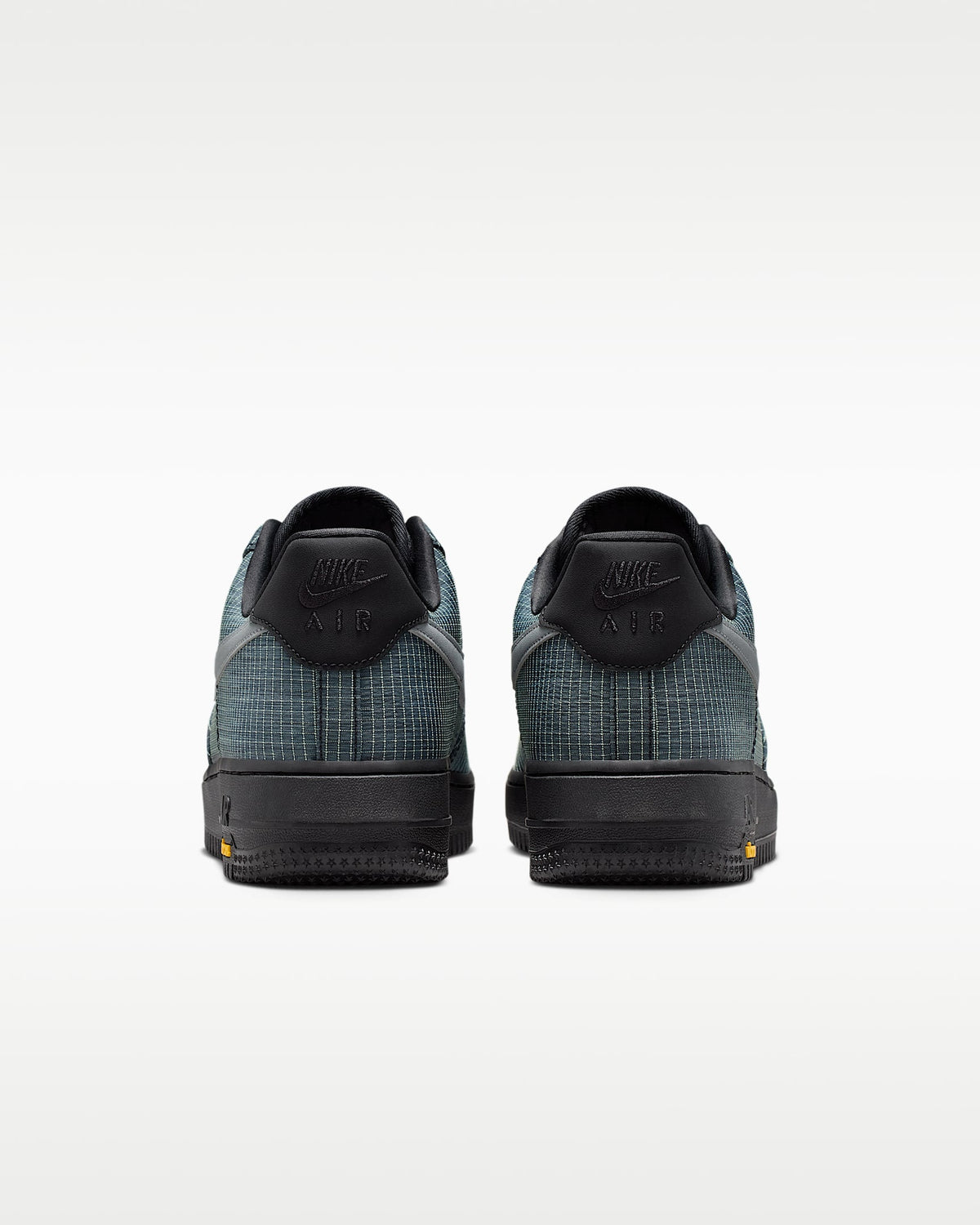 Nike Air Force 1 '07 Teal Grid Fabric Vibram Outsole Sneakers