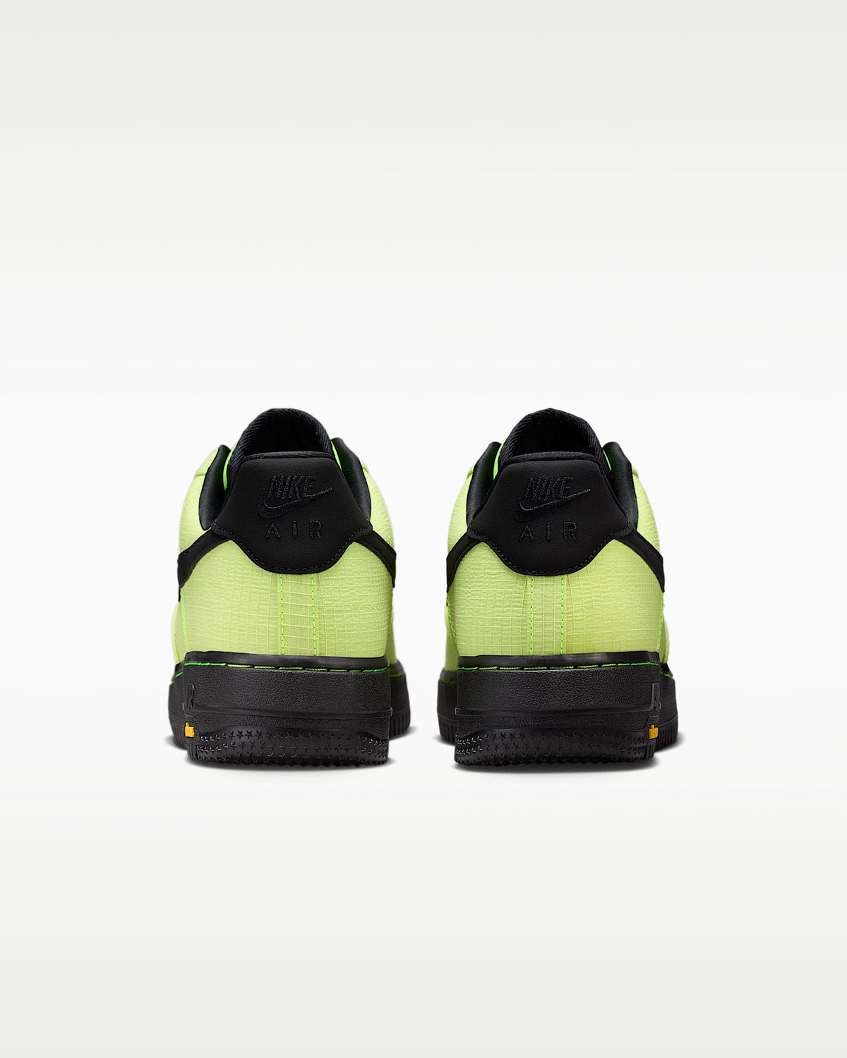 Nike Air Force 1 '07 Volt Grid Fabric Vibram Outsole Sneakers