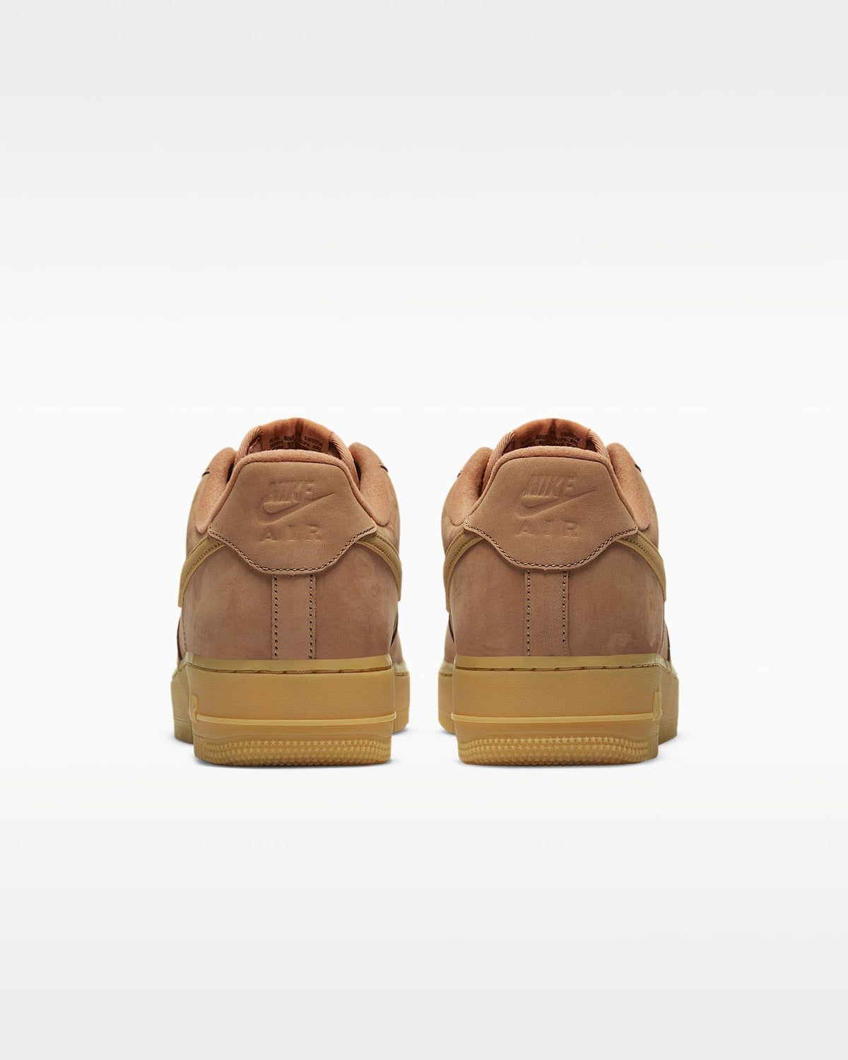 Nike Air Force 1 '07 Wheat Suede Gum Sneakers