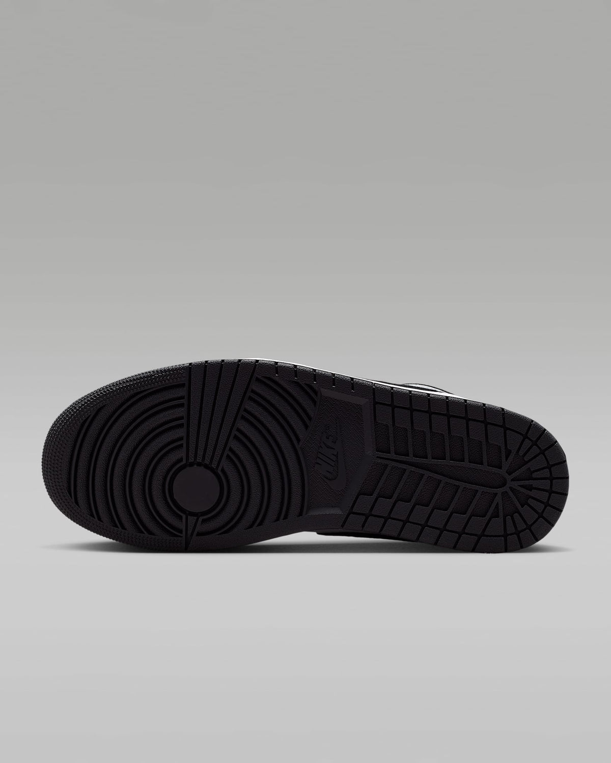 Air Jordan 1 Low OG Black Grey Suede Leather Sneakers