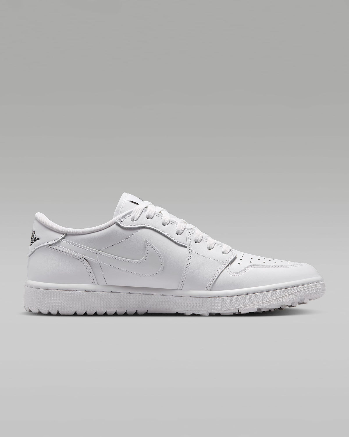 Air Jordan 1 Low G Golf Triple White Sneakers