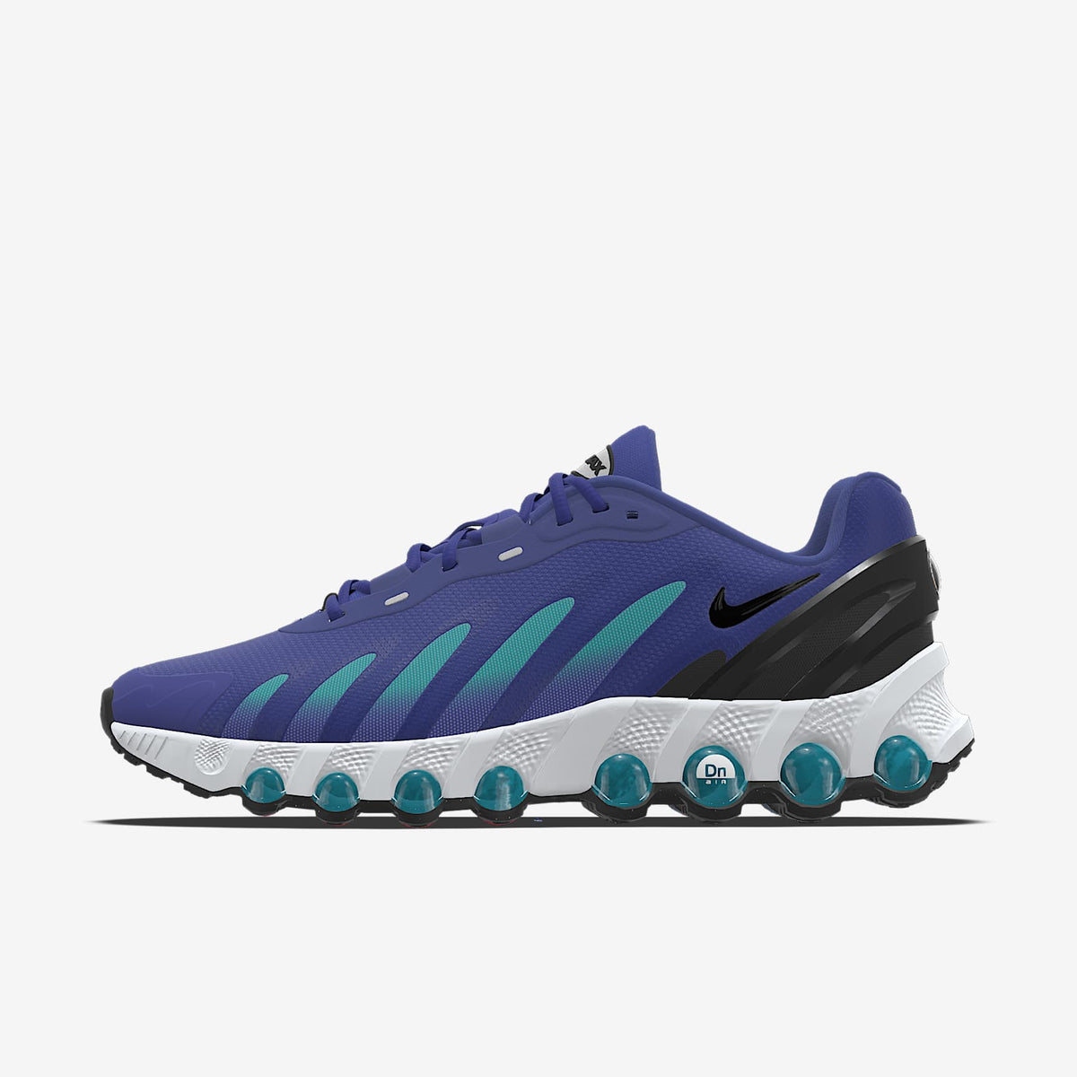 Nike Air Max DN By You – Purple/Teal/Black/White Custom Sneaker