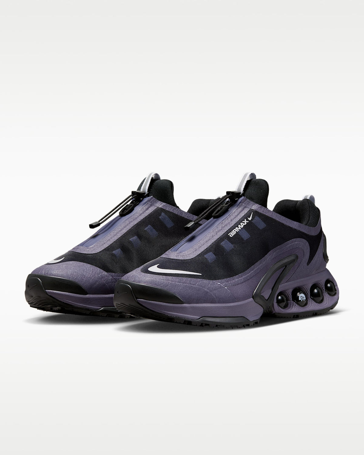 Nike Air Max DN Roam – Purple / Black Mesh Athletic Sneakers
