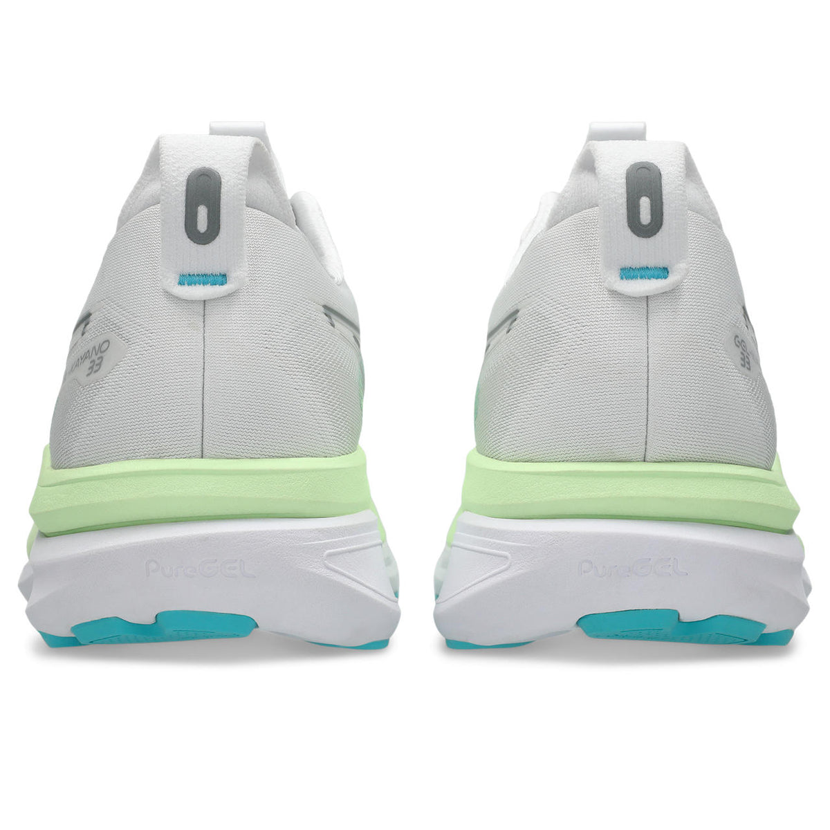 Asics Gel-Kayano 33 White / Mint Green