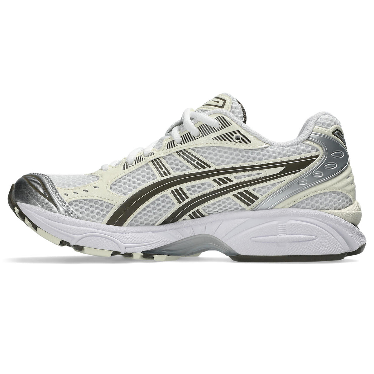 Asics Gel-Kayano 14 White / Olive / Metallic Silver