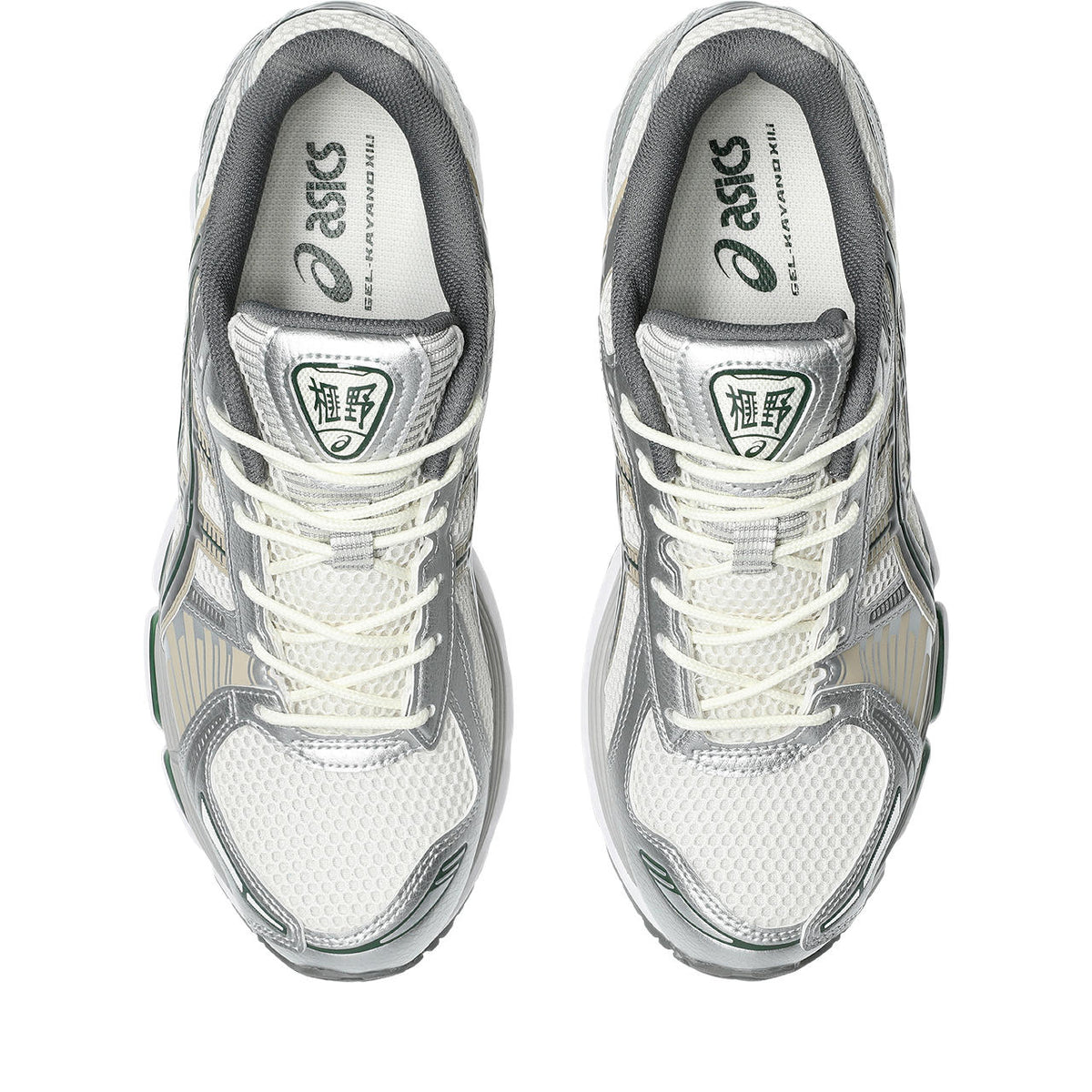 Asics Gel-Nimbus White / Metallic Silver / Dark Green / Beige