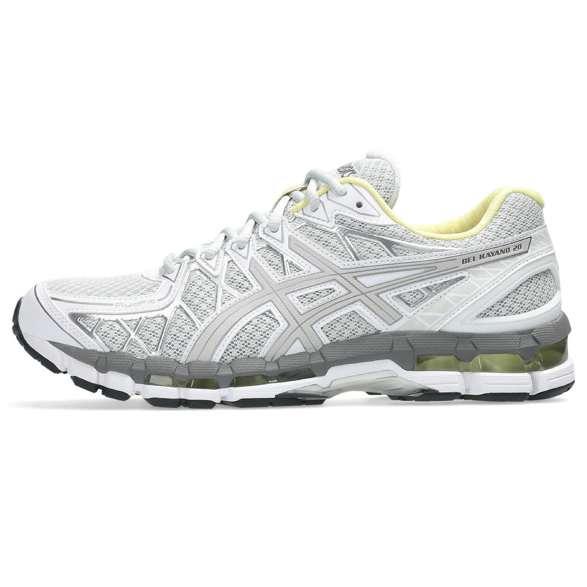 Asics Gel-Kayano 20 White / Silver / Pale Yellow