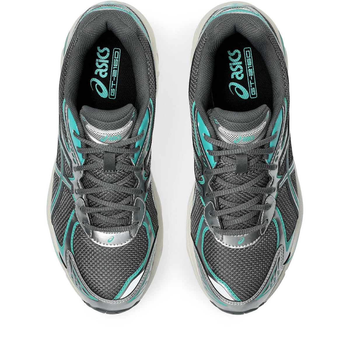 Asics GT-2160 Dark Gray / Silver / Turquoise
