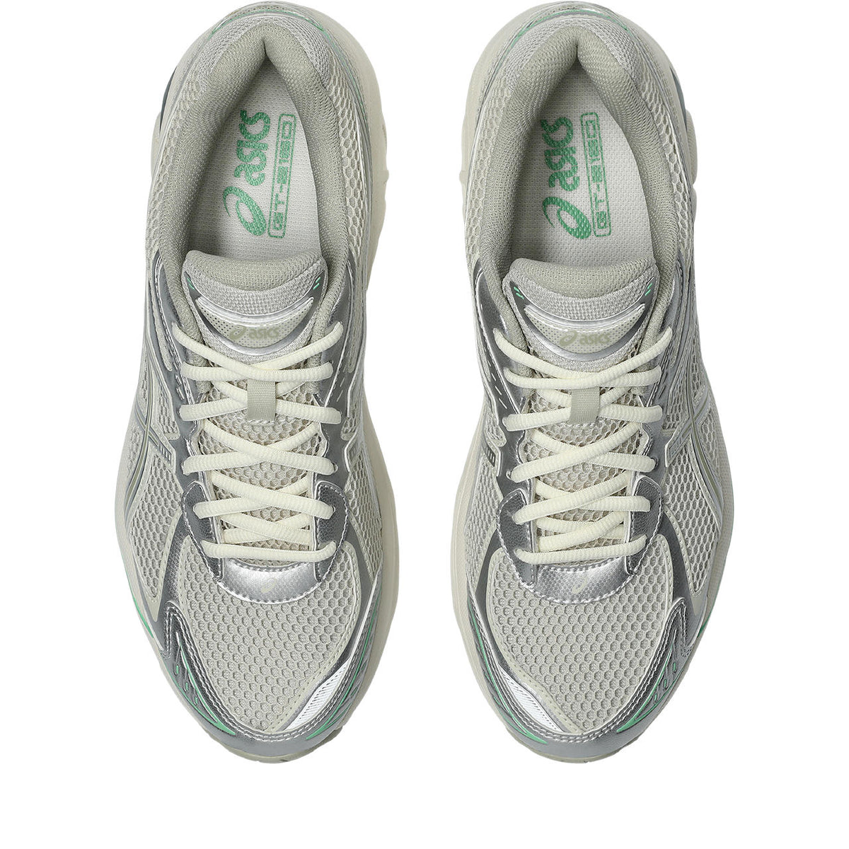 Asics GT-2160 Silver / Off-White / Light Green