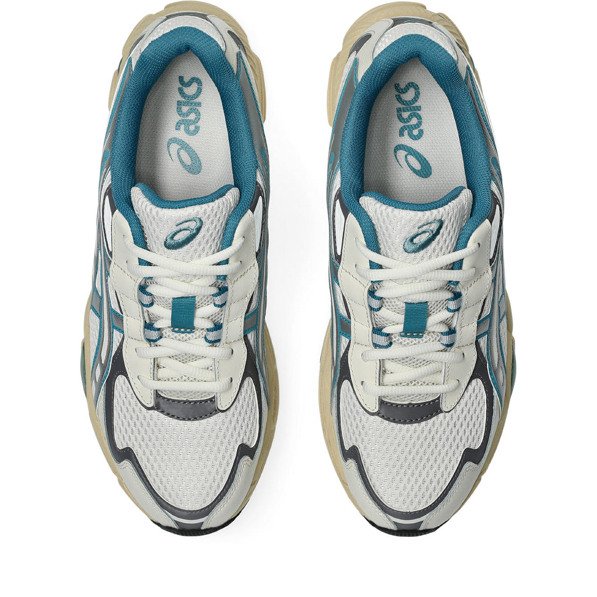Asics Gel-Kayano 14 – Cream/Teal Blue/Silver Sneaker