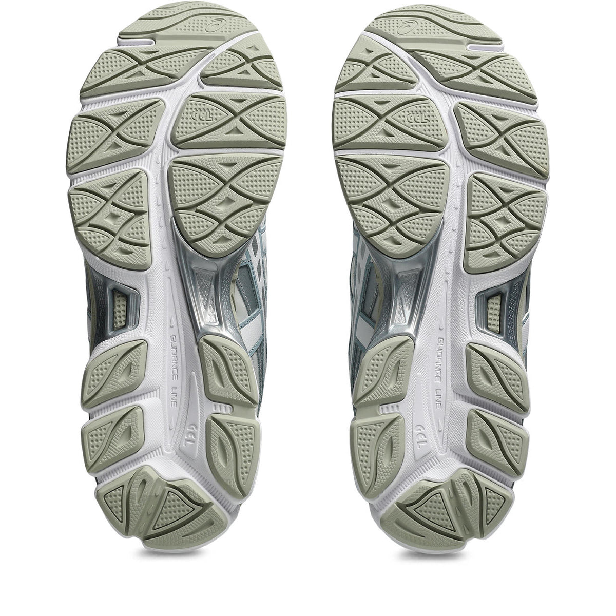 Asics Gel-Kayano 14 – White/Silver/Light Blue/Olive Sneaker