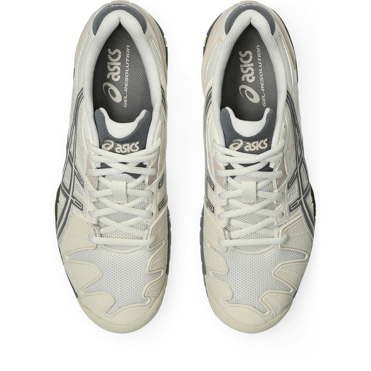 Asics Gel-Resolution – Cream/Beige/Dark Grey Tennis Sneaker