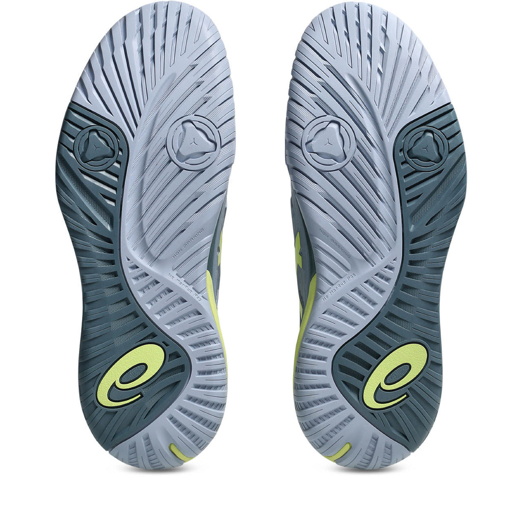 Asics Gel-Resolution – Light Grey/Lime Yellow Tennis Sneaker