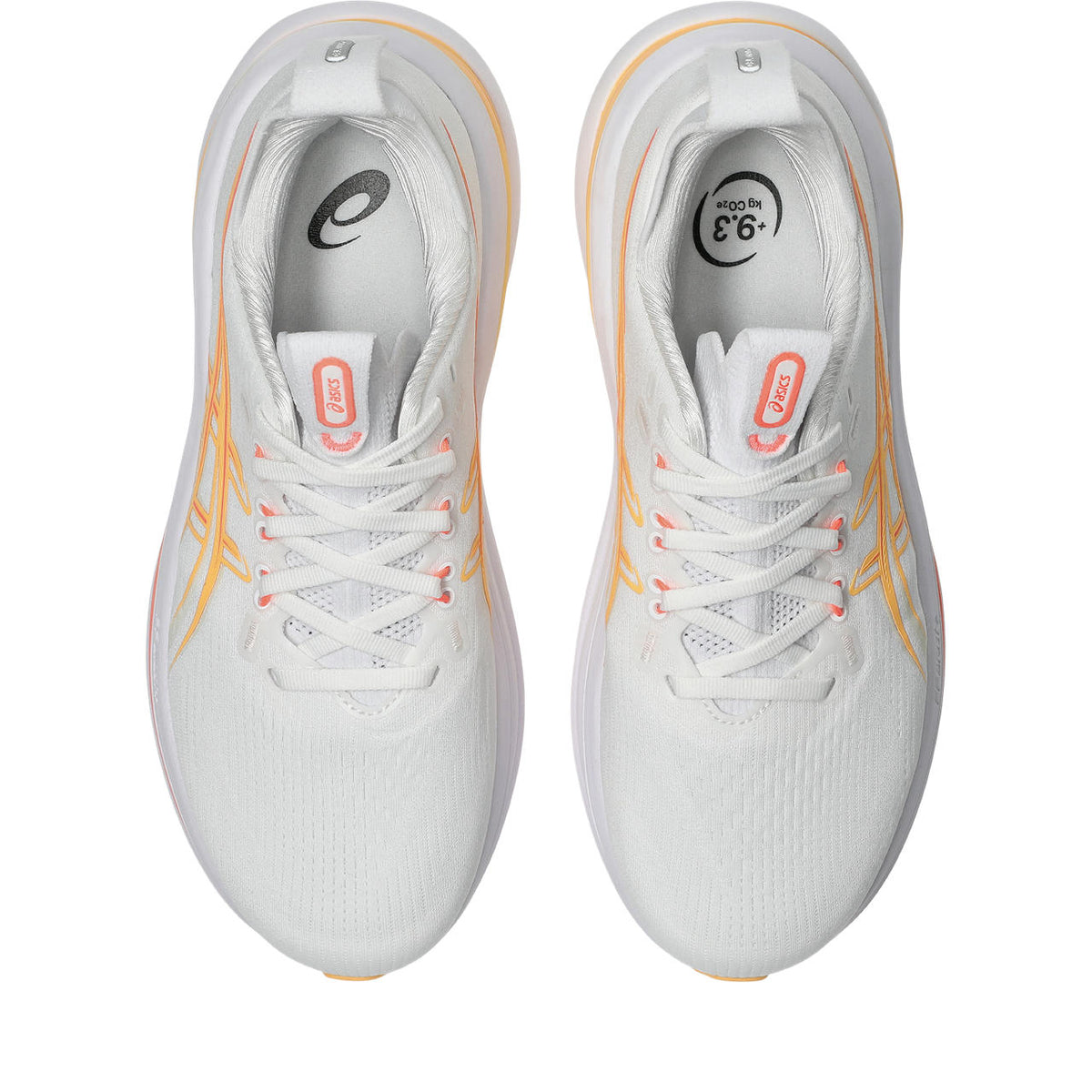 Asics Gel-Nimbus 27 White / Orange / Yellow