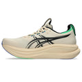 Asics Gel-Nimbus 28 – Cream/Black/Green Running Shoe
