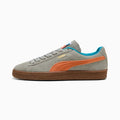 PUMA Suede Classic Grey-Orange-Teal Gum Sole