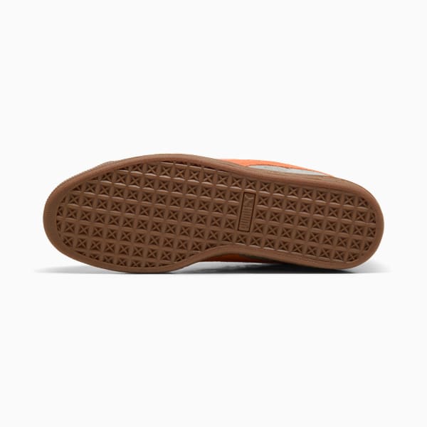 PUMA Suede Classic Grey-Orange-Teal Gum Sole
