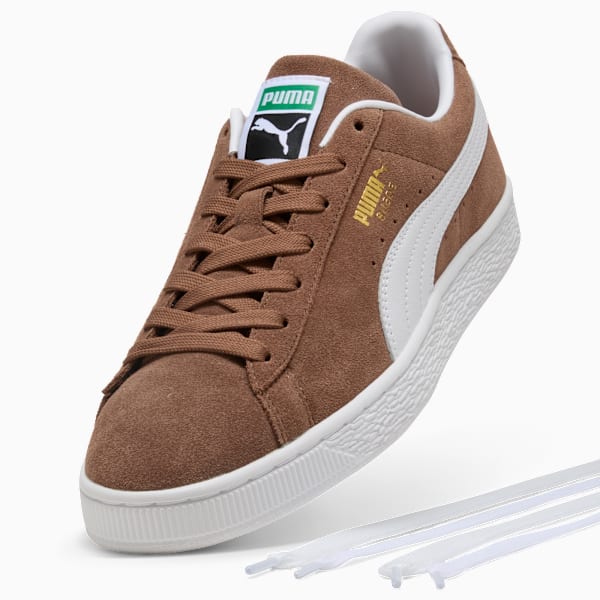 PUMA Suede XL Warm Brown-White-Gold