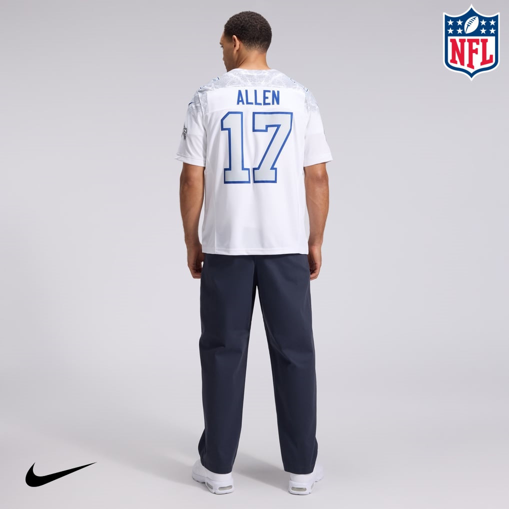 Nike Josh Allen #17 Buffalo Bills White Ice Edition NFL Jersey