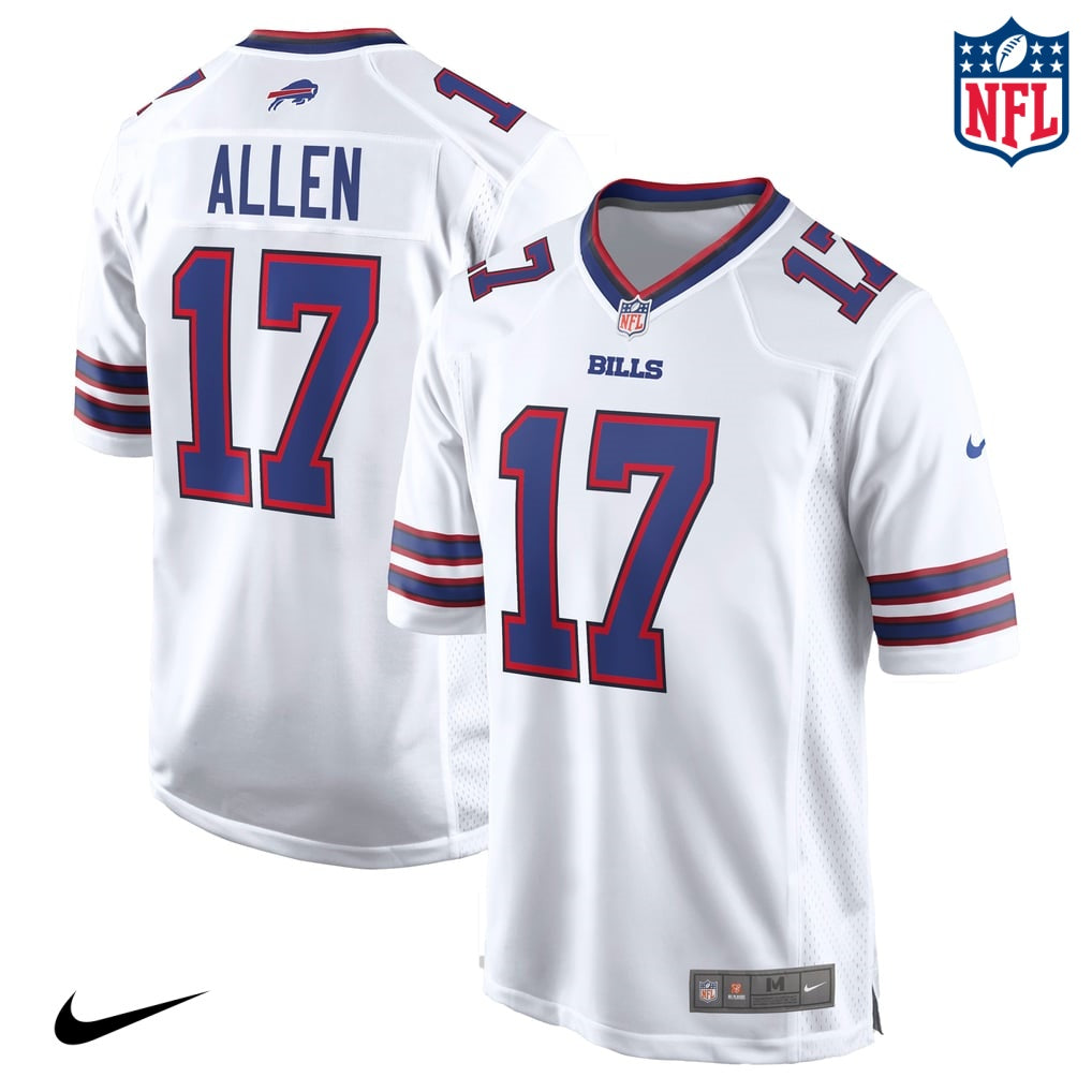 Nike Josh Allen #17 Buffalo Bills Gray Alternate Unisex NFL Jersey