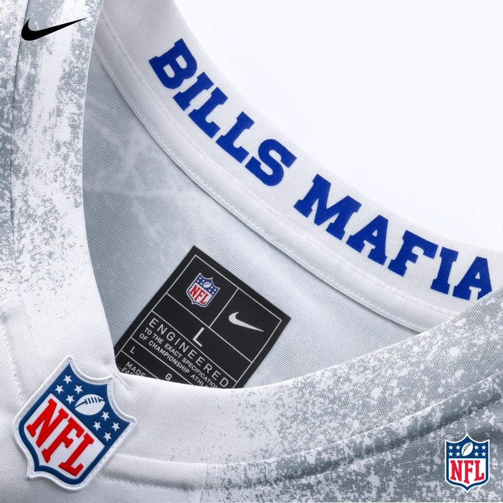 Nike Buffalo Bills Custom White Frosted Vapor F.U.S.E. Limited Jersey