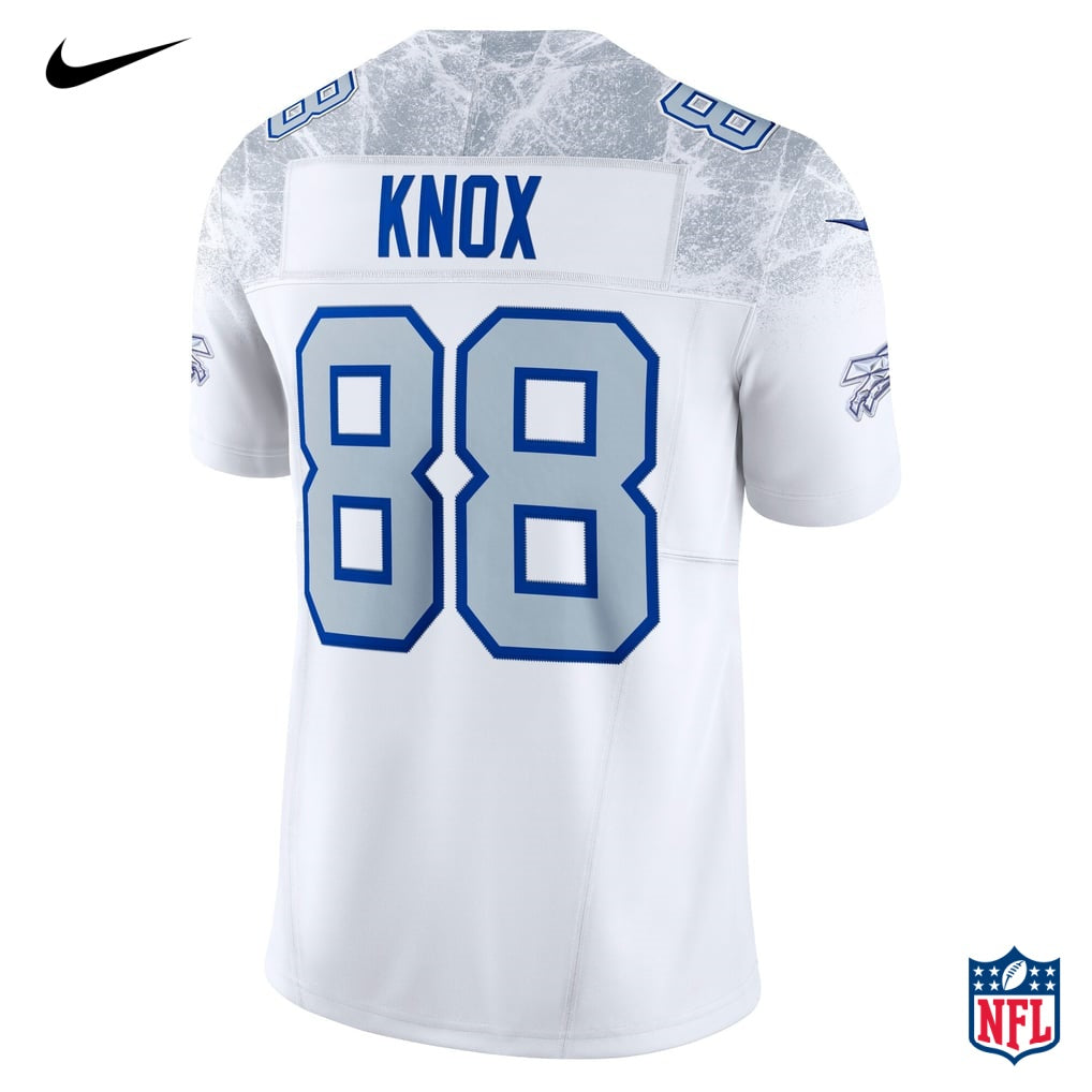 Nike Dawson Knox #88 Buffalo Bills White Frosted Vapor F.U.S.E. Limited Jersey