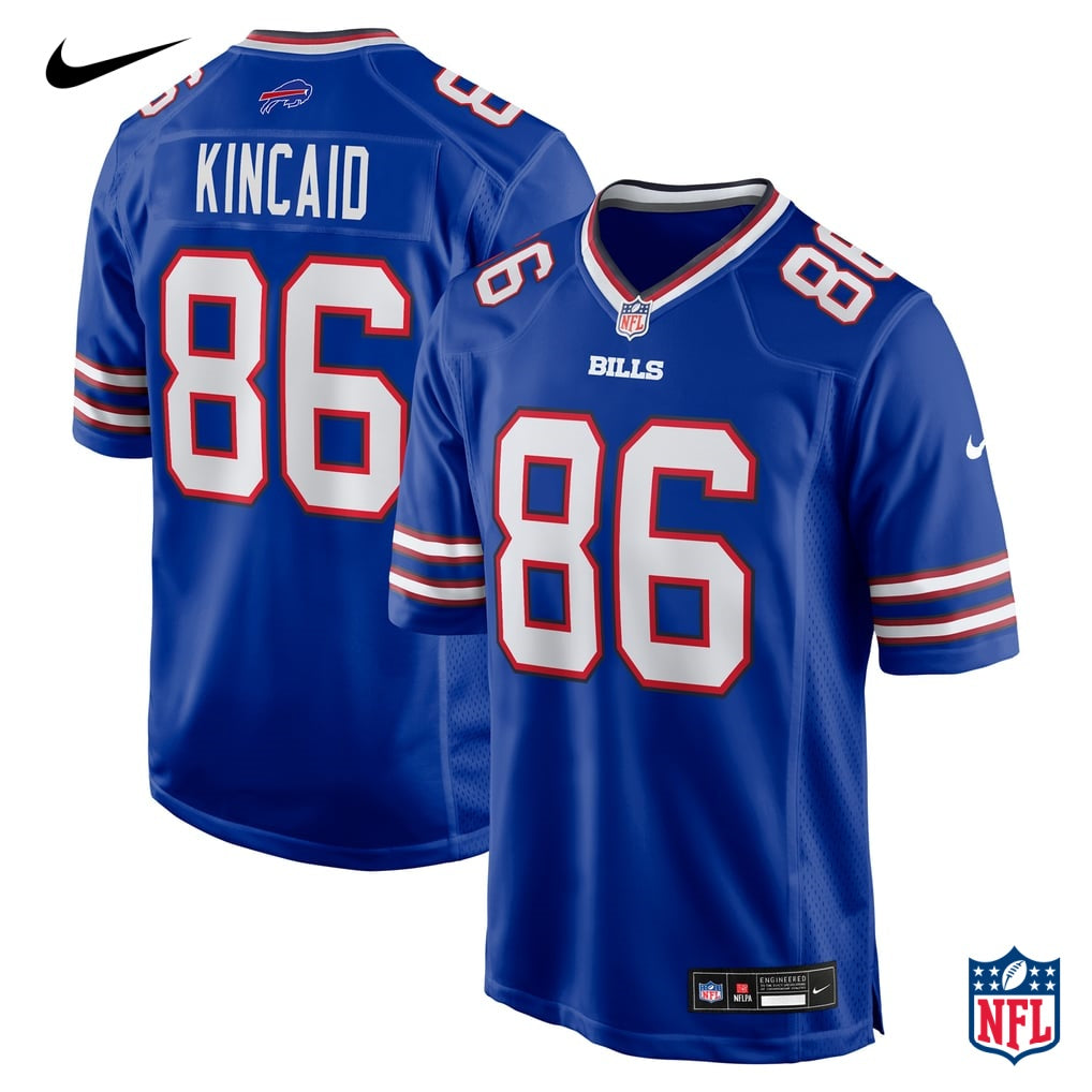 Nike Dalton Kincaid #86 Buffalo Bills Royal Blue Home Game Jersey