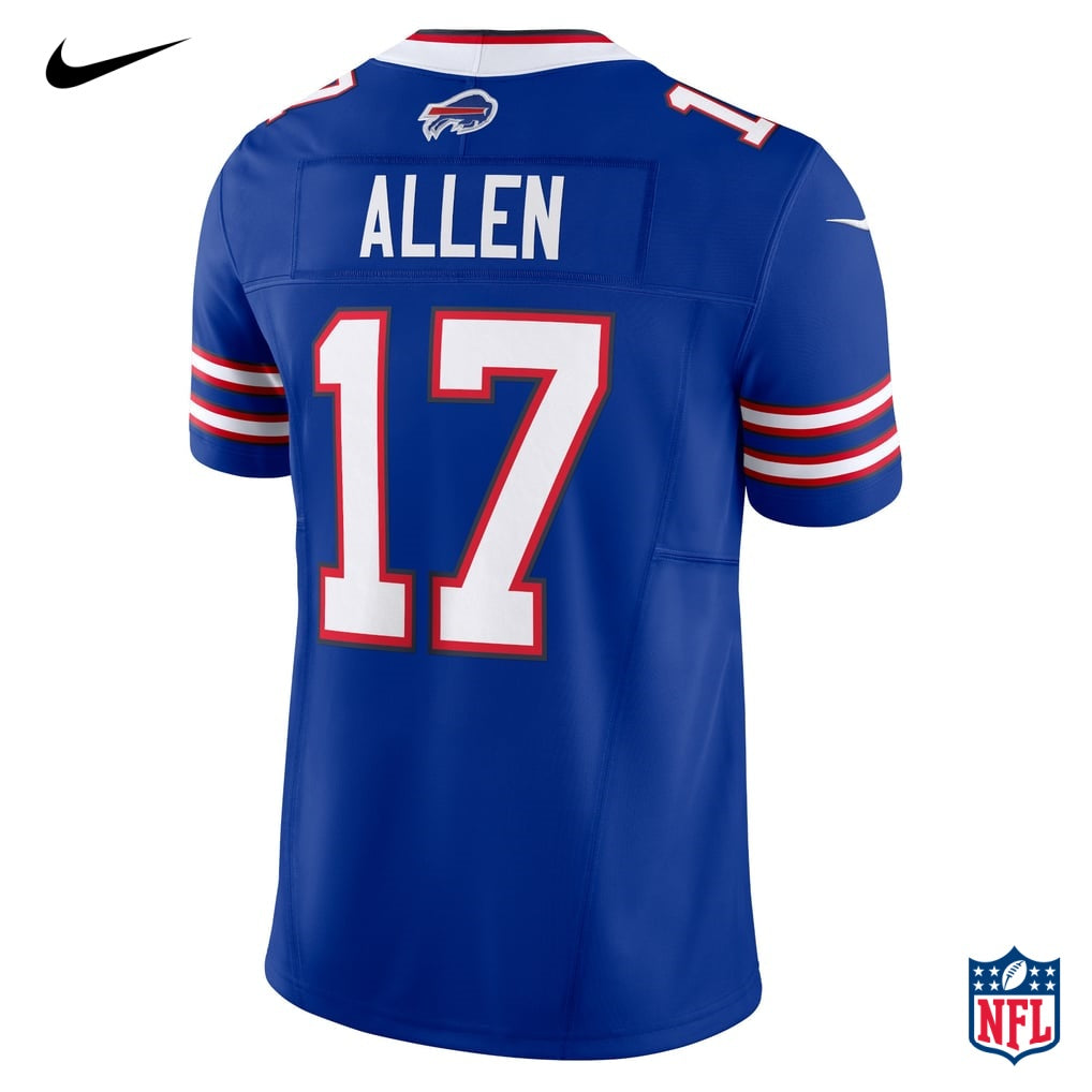 Nike Josh Allen #17 Buffalo Bills Royal Blue Home Vapor Elite Jersey