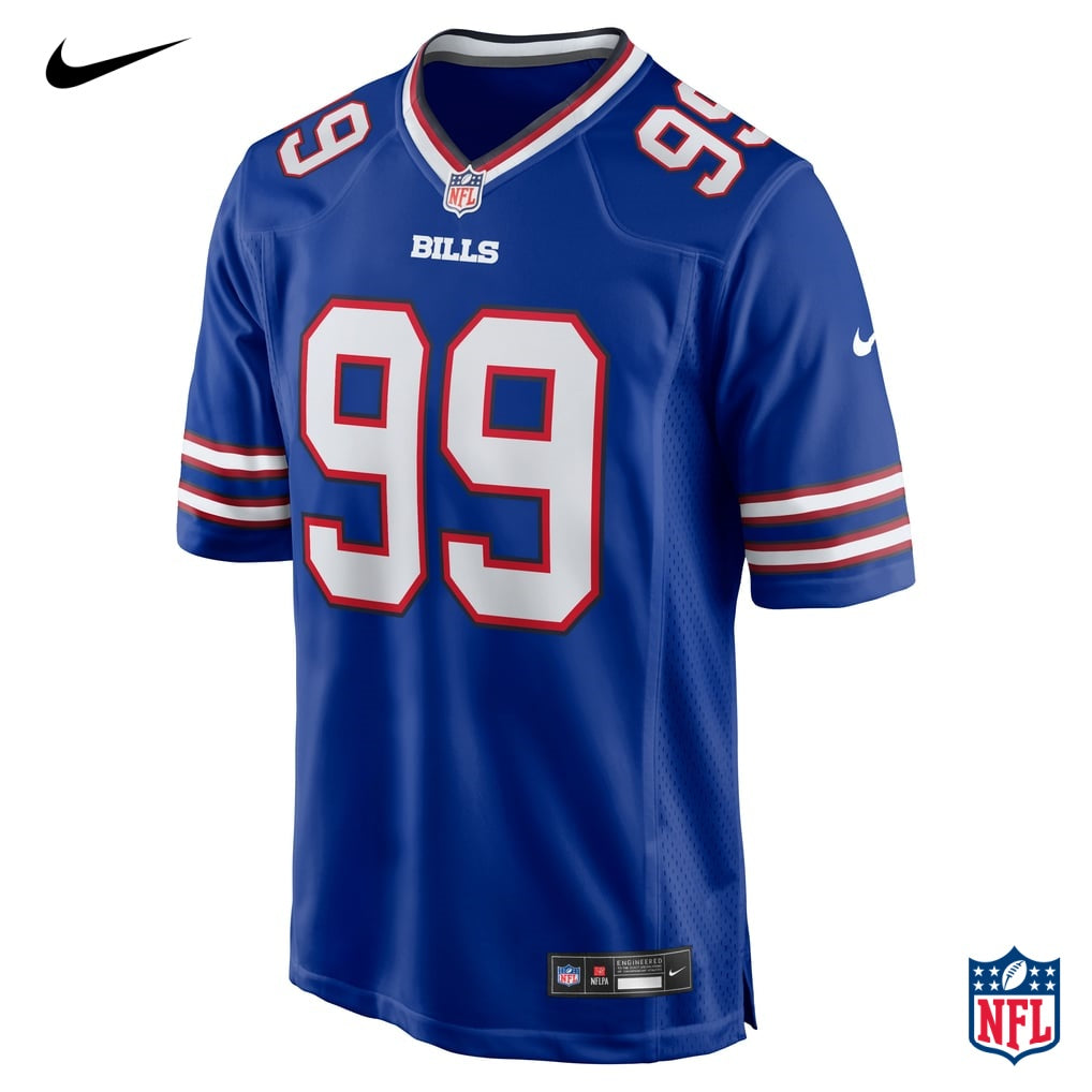 Nike Tim Parker #99 Buffalo Bills Royal Blue Home Game Jersey