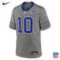 Nike Khalil Shakir #10 Buffalo Bills Gray Alternate Vapor F.U.S.E. Limited Jersey