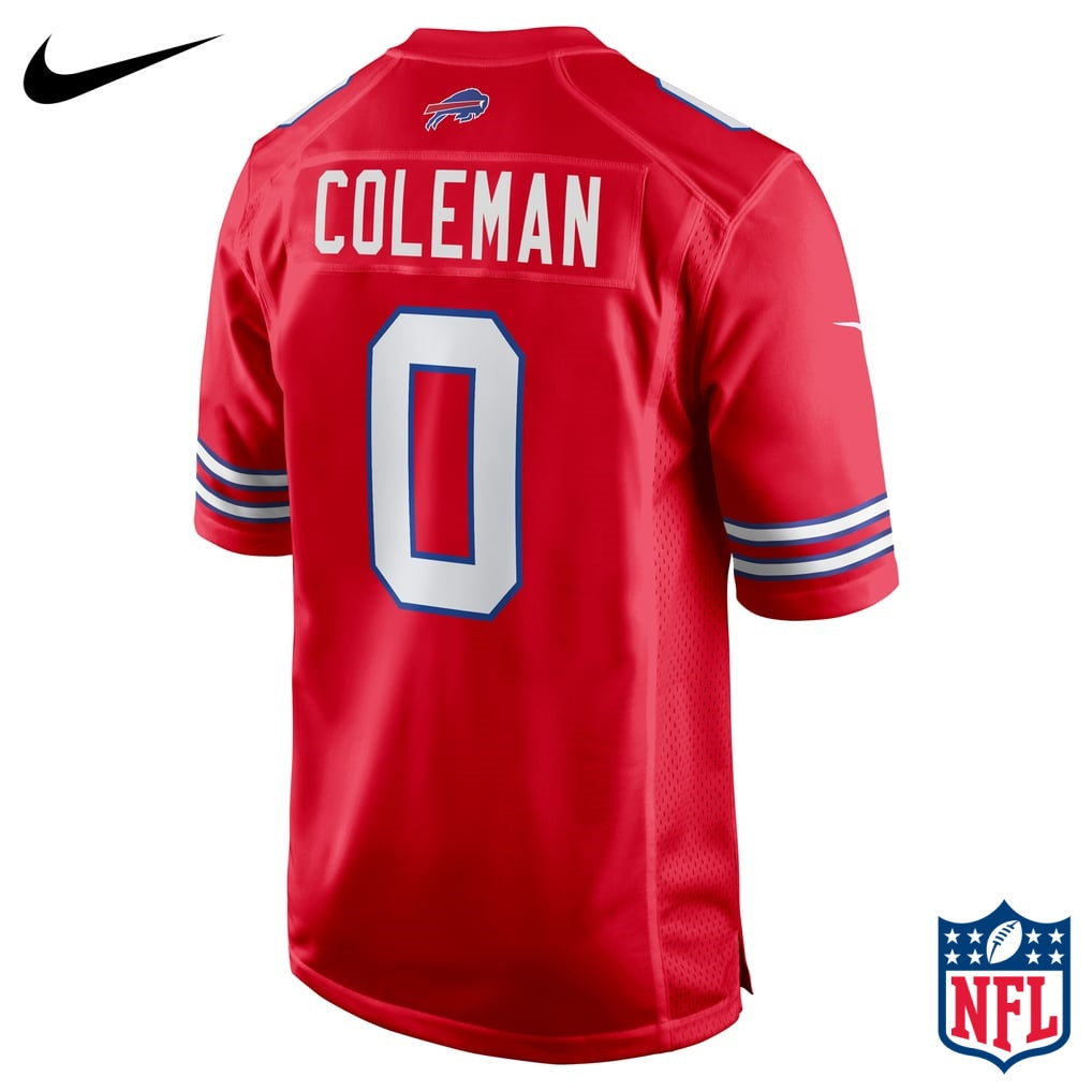 Nike Keon Coleman #0 Buffalo Bills Red Game Jersey