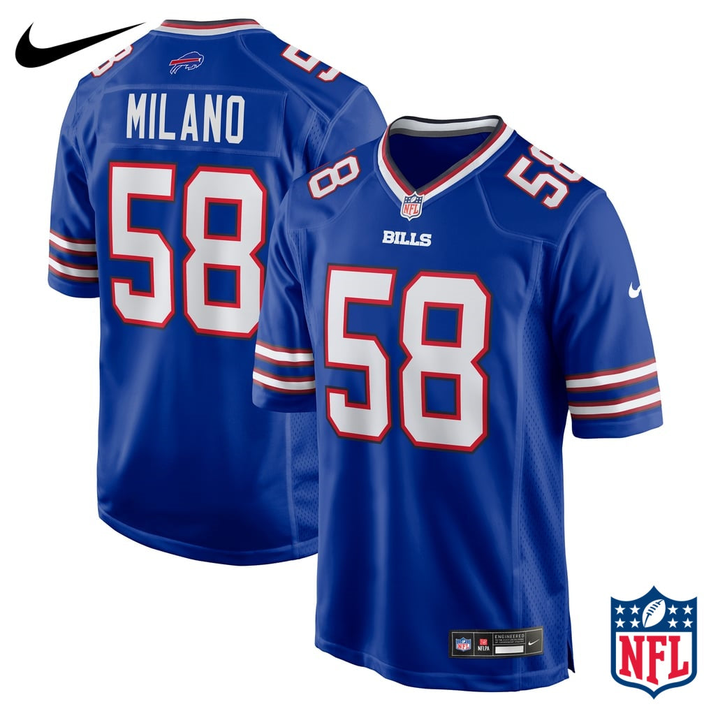 Nike Matt Milano #58 Buffalo Bills Royal Blue Home Game Jersey