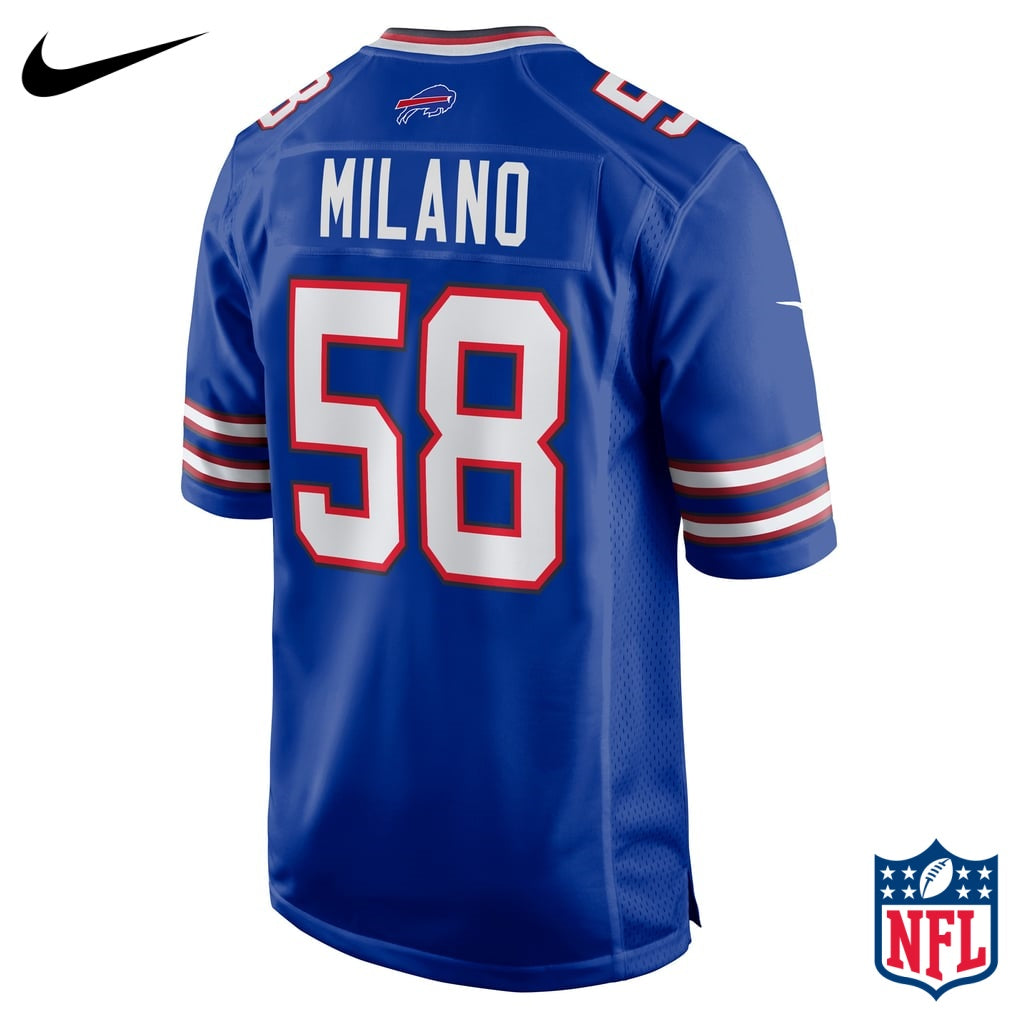 Nike Matt Milano #58 Buffalo Bills Royal Blue Home Game Jersey