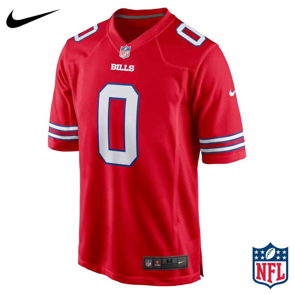 Nike Keon Coleman #0 Buffalo Bills Red Game Jersey