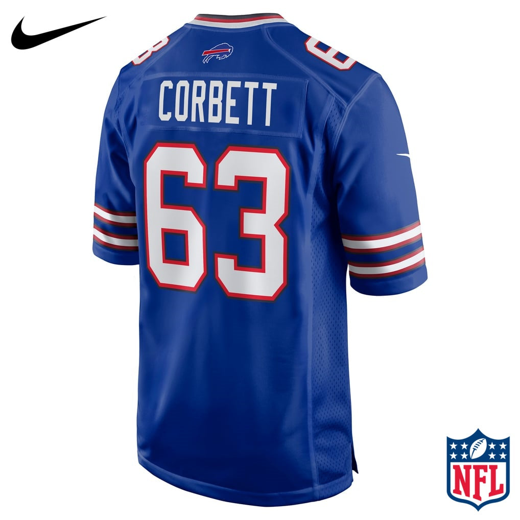 Nike Mitch Morse #63 Buffalo Bills Royal Blue Home Game Jersey