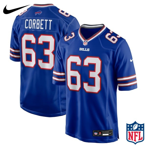 Nike Mitch Morse #63 Buffalo Bills Royal Blue Home Game Jersey