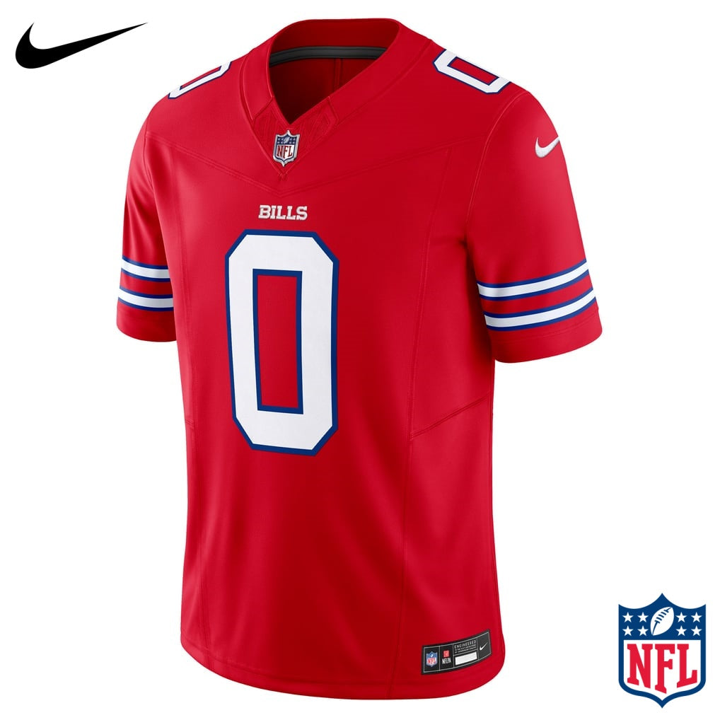 Nike Keon Coleman #0 Buffalo Bills Red Vapor F.U.S.E. Limited Jersey