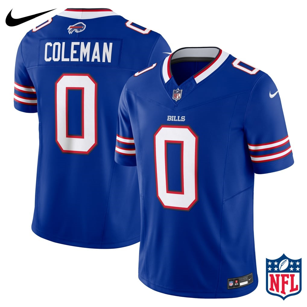 Nike Keon Coleman #0 Buffalo Bills Royal Blue Home Game Jersey