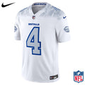 Nike James Cook #4 Buffalo Bills White Away Game Jersey