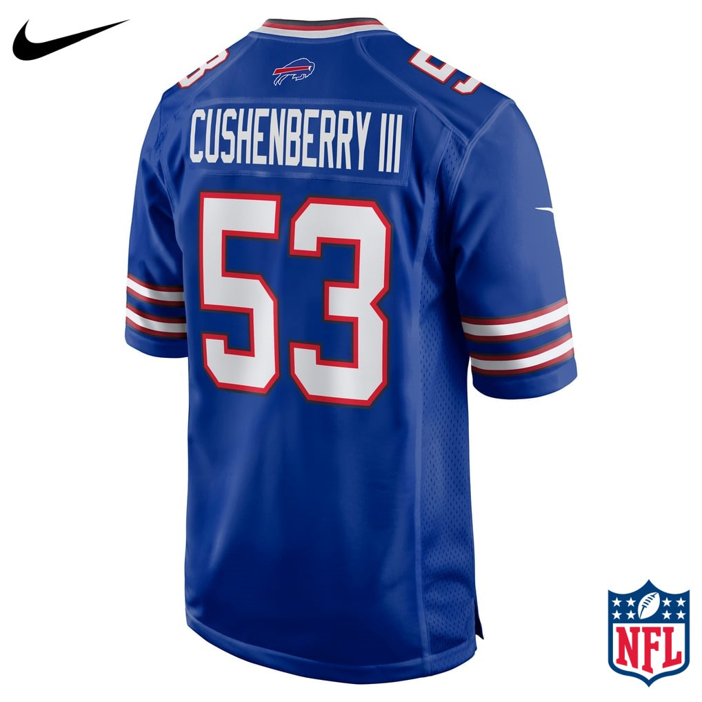 Nike Lloyd Cushenberry III #53 Buffalo Bills Royal Blue Home Game Jersey